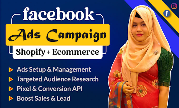 Gig Preview - Set up facebook ads campaign to boost sales and leads