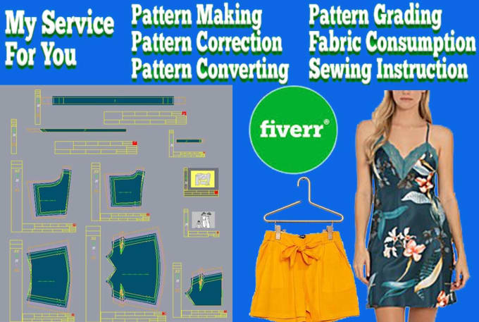 Gig Preview - Do any type digital  clothing sewing pattern making