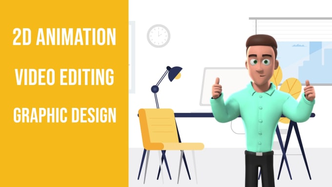 Gig Preview - Create a 2d animated explainer video with voiceover