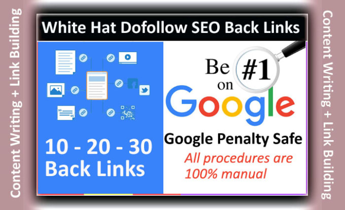 Gig Preview - Do dofollow english link building combo backlinks package