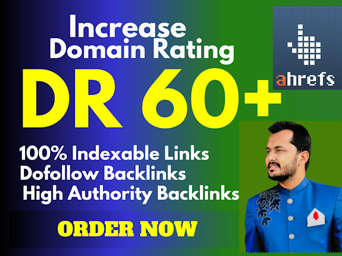 Bestseller - increase domain rating ahrefs DR domain upto 50 plus