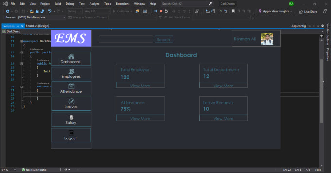 Gig Preview - Develop and manage your c sharp desktop applications