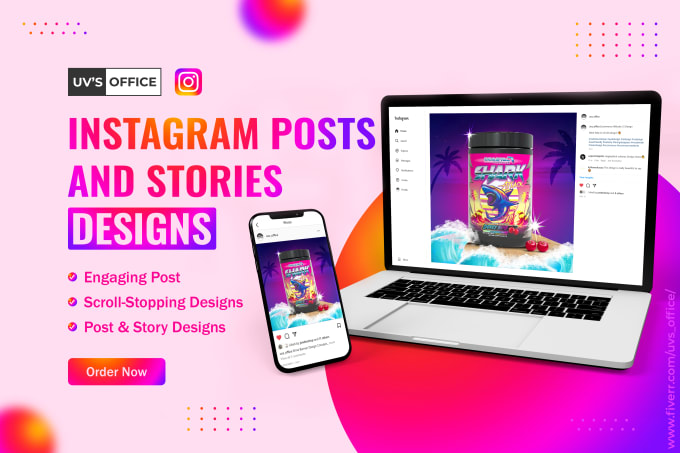 Gig Preview - Design stunning and eye catchy instagram posts and stories