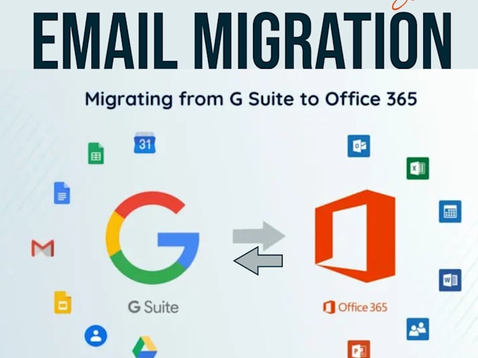 Gig Preview - Do email migration office 365, g suite gmail, webmail