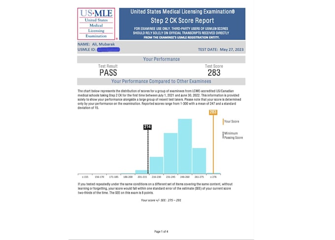 Gig Preview - Be be your tutor for usmle step 1 and step 2 ck