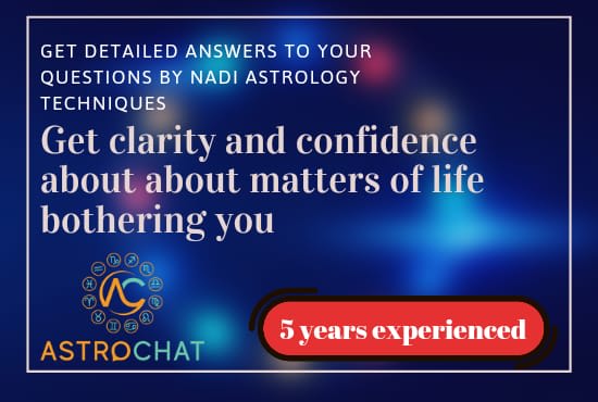 Gig Preview - Provide you astrological reading with nadi astrology