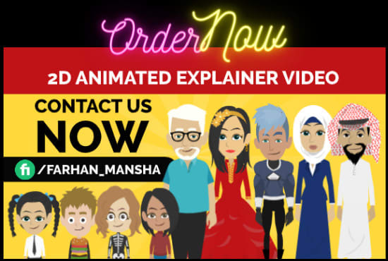 Gig Preview - Create a 2d animated explainer video