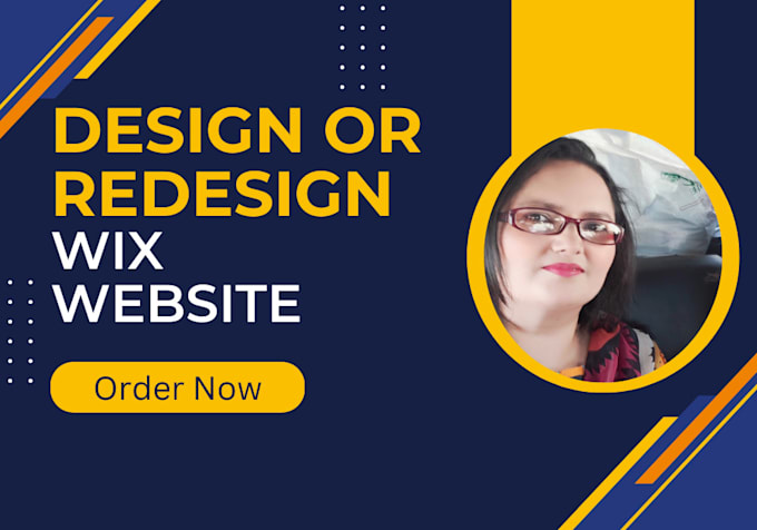 Gig Preview - Design wix website or redesign a wix website design