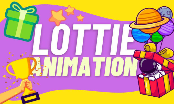 Gig Preview - Create a lottie animation for your website or app