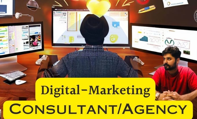 Gig Preview - Do digital marketing as digital marketing agency,digital marketing consultant