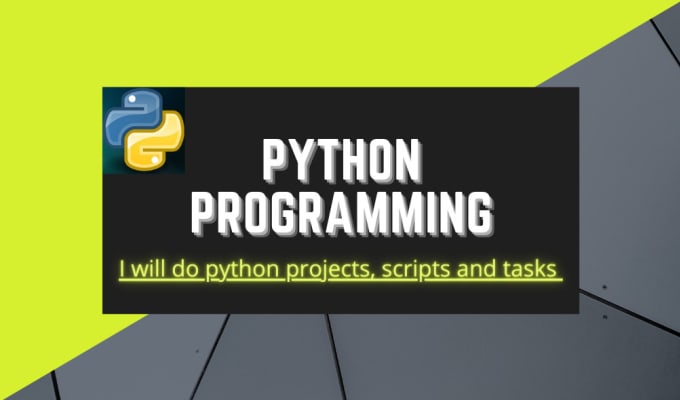 Gig Preview - Do python code, script, web automation, and many more