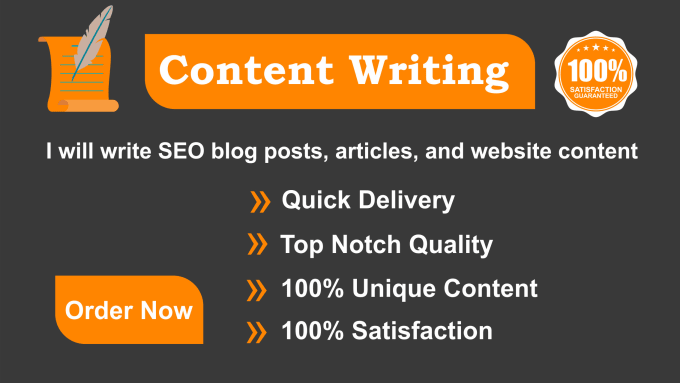 Gig Preview - Write SEO friendly, articles, and website content