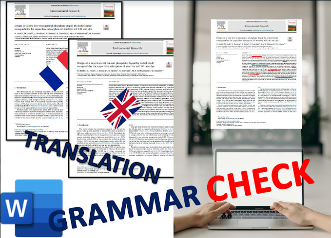 Gig Preview - Translate your scientific paper from fr to en or en to fr