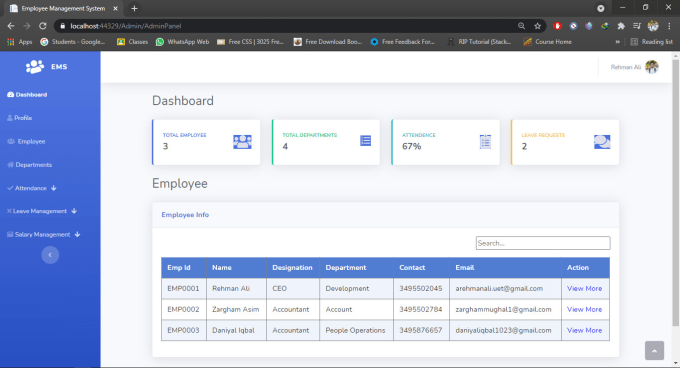 Gig Preview - Develop and manage your asp dot net web application