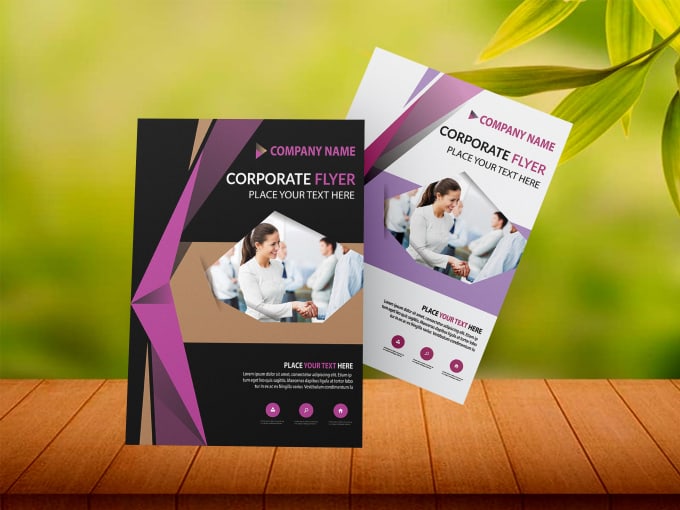 Gig Preview - Design business, corporate flyer