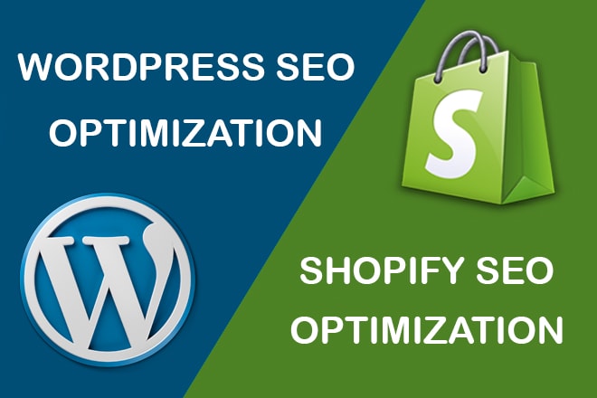 Gig Preview - Do on page SEO optimization for shopify store or wordpress website