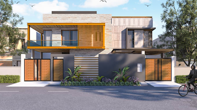 Gig Preview - Do fast 3d exterior and interior design modeling and architectural 3d rendering