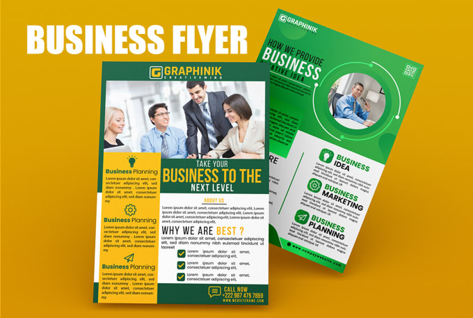 Gig Preview - Create a corporate, business flyer