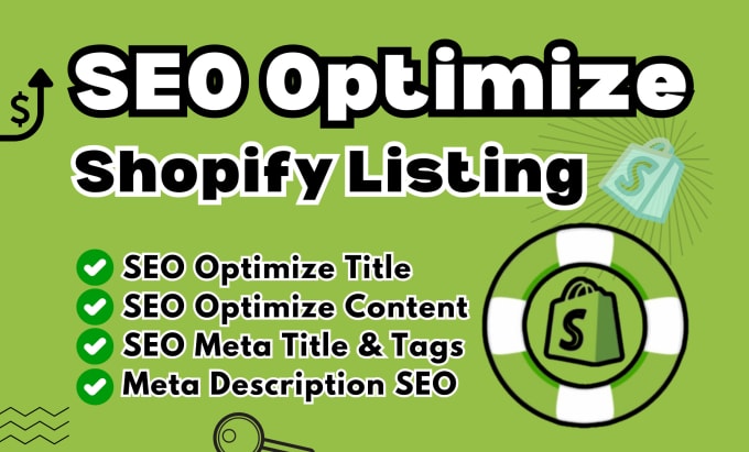 Gig Preview - Seo optimize shopify listing to boost your sales