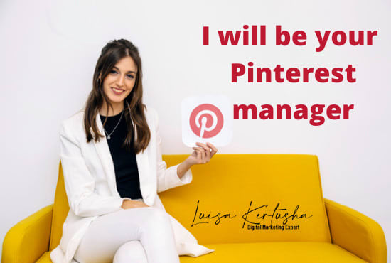 Gig Preview - Manage your pinterest business account