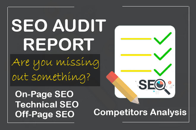 Gig Preview - Provide professional website SEO audit report and strategy to rank on top