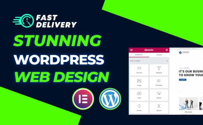 Bestseller - design develop clean and modern wordpress website as elementor pro expert