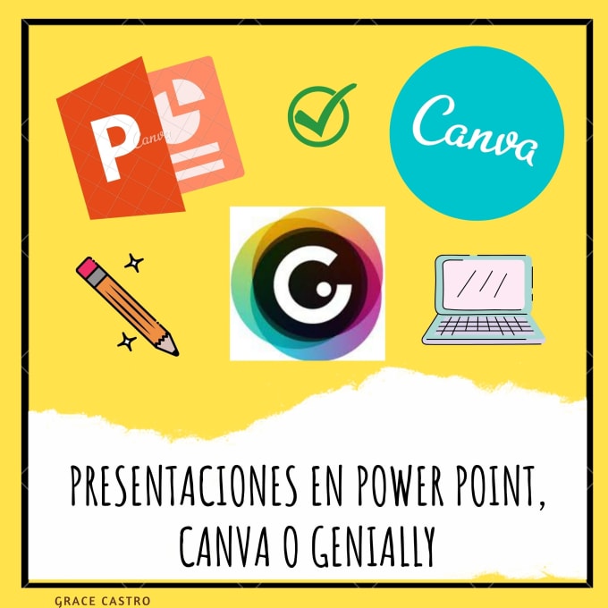 Gig Preview - Create a canva, genially or powerpoint presentation