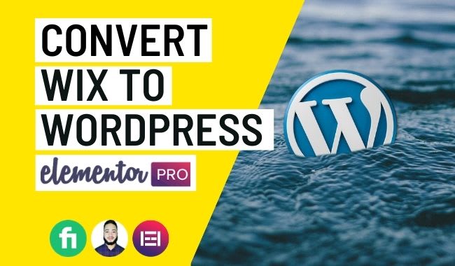 Gig Preview - Convert squarespace,wix, weebly,webflow website to wordpress using elementor pro