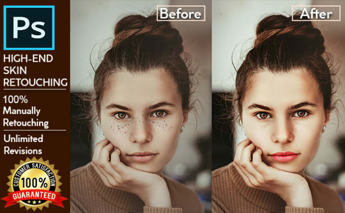 Gig Preview - Do skin retouching, high end photo retouching