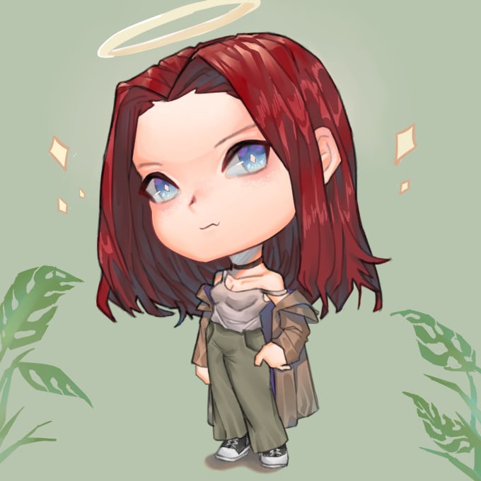 Gig Preview - Draw cute chibi fullbody for you