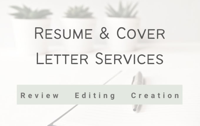 Gig Preview - Write, edit, or review your resume and cover letter