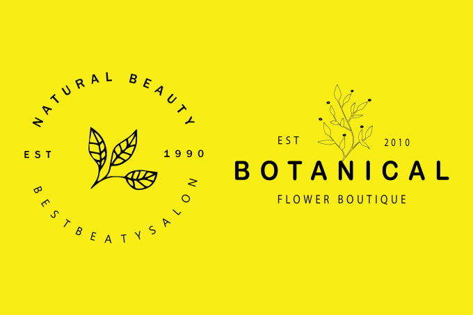 Gig Preview - Design a unique botanical, hand drawn boho logo