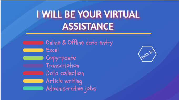 Gig Preview - Be your personal, reliable, professional virtual assistant