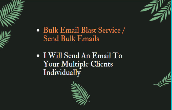 Bestseller - send an email to your multiple clients individually