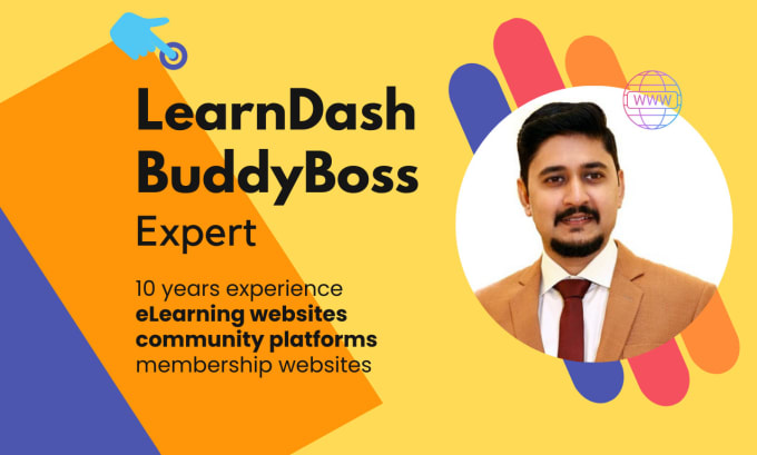 Gig Preview - Build a premium learndash or buddyboss or membership website