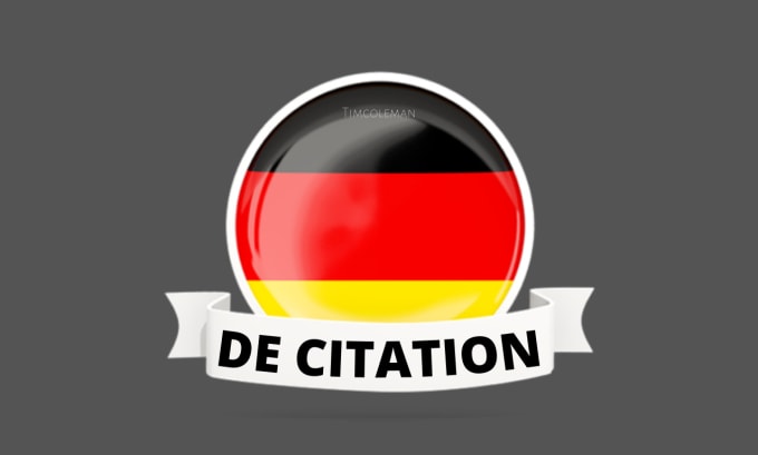 Gig Preview - Do german domain citations for local german SEO