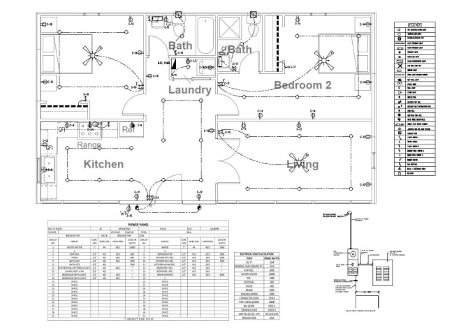 Gig Preview - Do electrical, hvac and plumbing layout