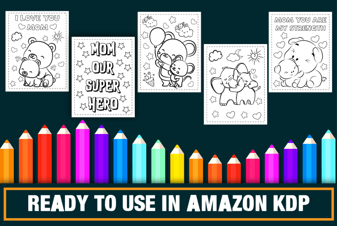 Gig Preview - Provide 50 mothers day coloring pages for your business