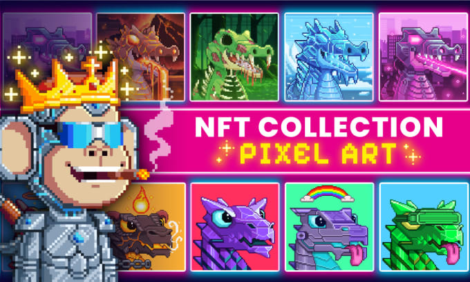 Gig Preview - Create pixel art nft collection