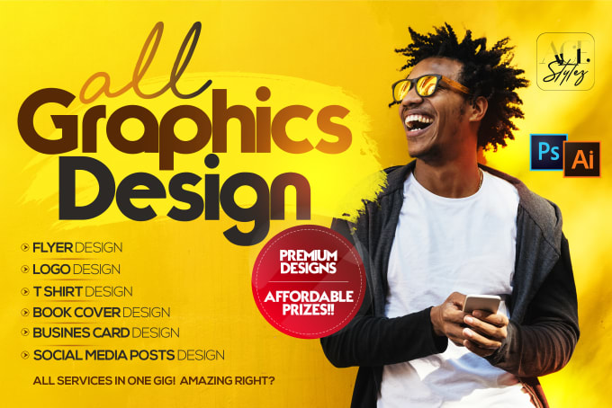 Gig Preview - Create any graphic design or custom design you need