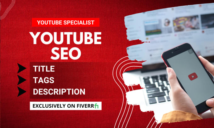 Gig Preview - Do effective youtube SEO title,description,tags optimization