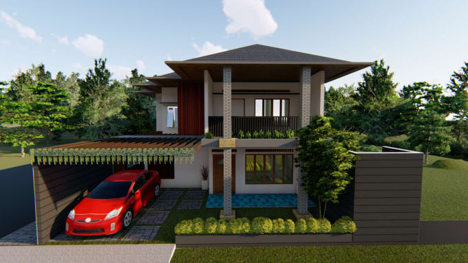 Gig Preview - Design 3d interior and exterior architectural design