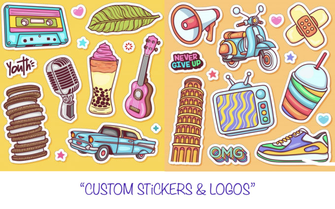 Gig Preview - Design sticker, badge, patch, banner and logo in any style