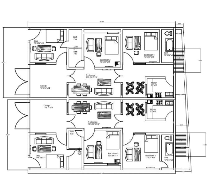 Gig Preview - Produce 2d and 3d professional architectural house plans