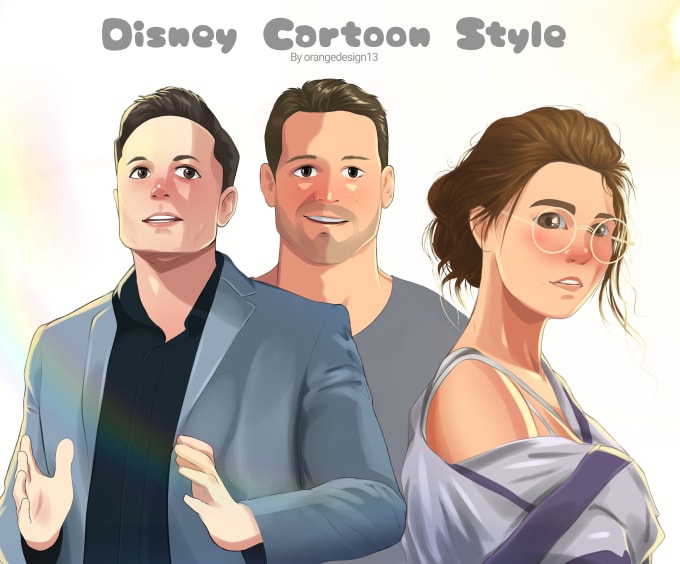 Gig Preview - Draw picture in disney cartoon style