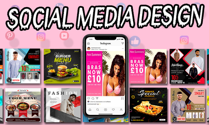 Gig Preview - Social media, web banner design within 1 hour