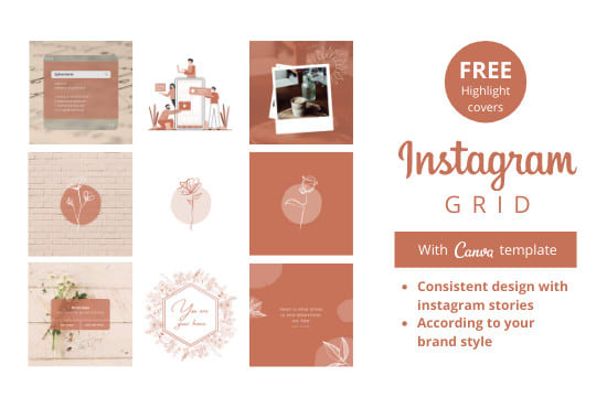 Gig Preview - Design social media posts and stories on canva