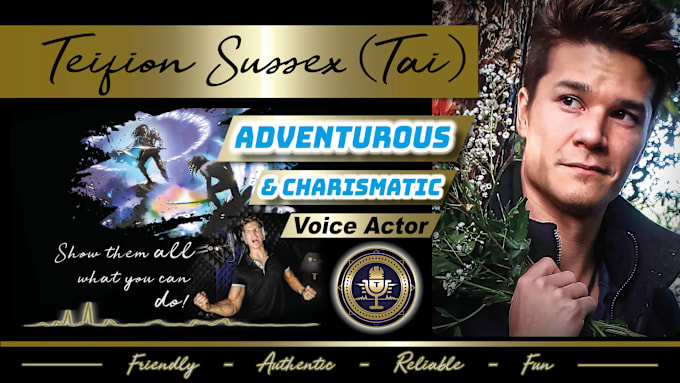 Gig Preview - Voice your adventurous charismatic heroes