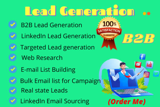 Gig Preview - Do professional lead generation for any company