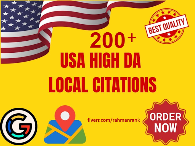 Gig Preview - Do 200 USA local citations and business directory submission